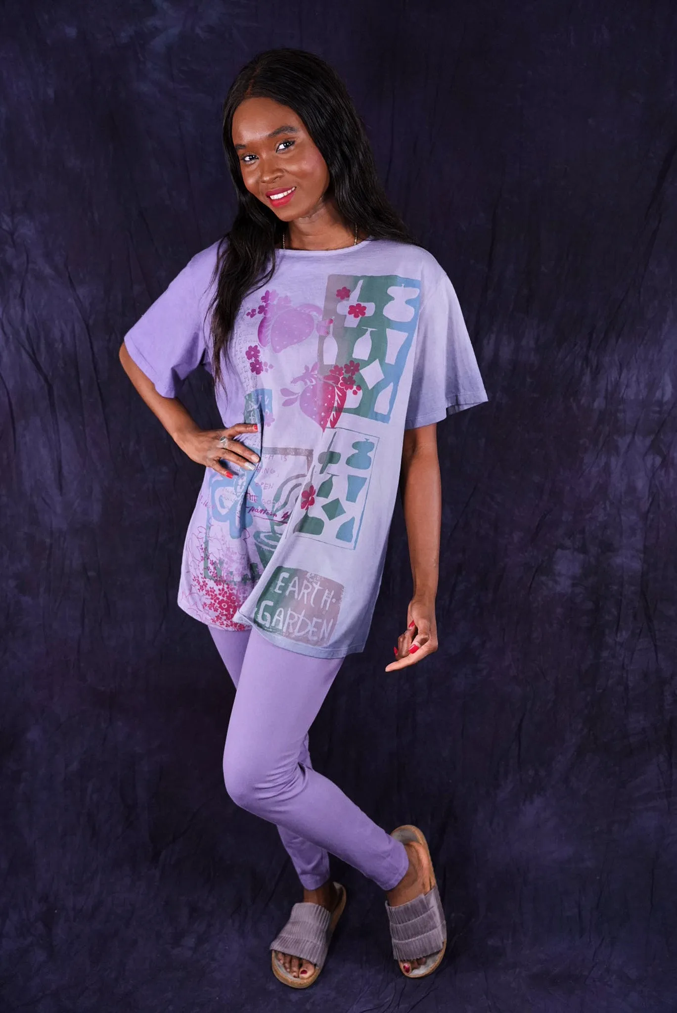 1253HD Berna Tee Bay Dawn-Violet Wash
