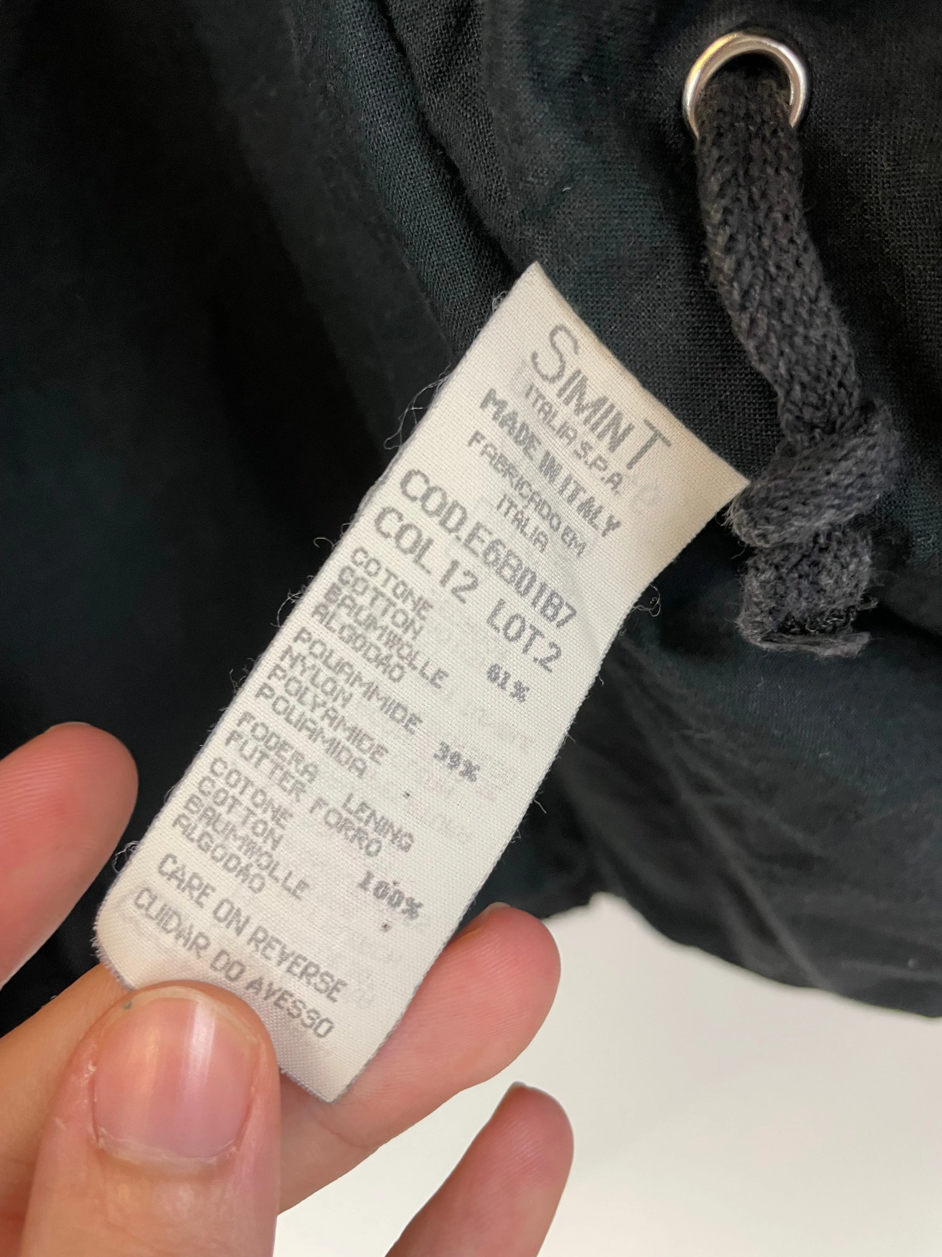 1993 Armani oversized cropped bomber jacket