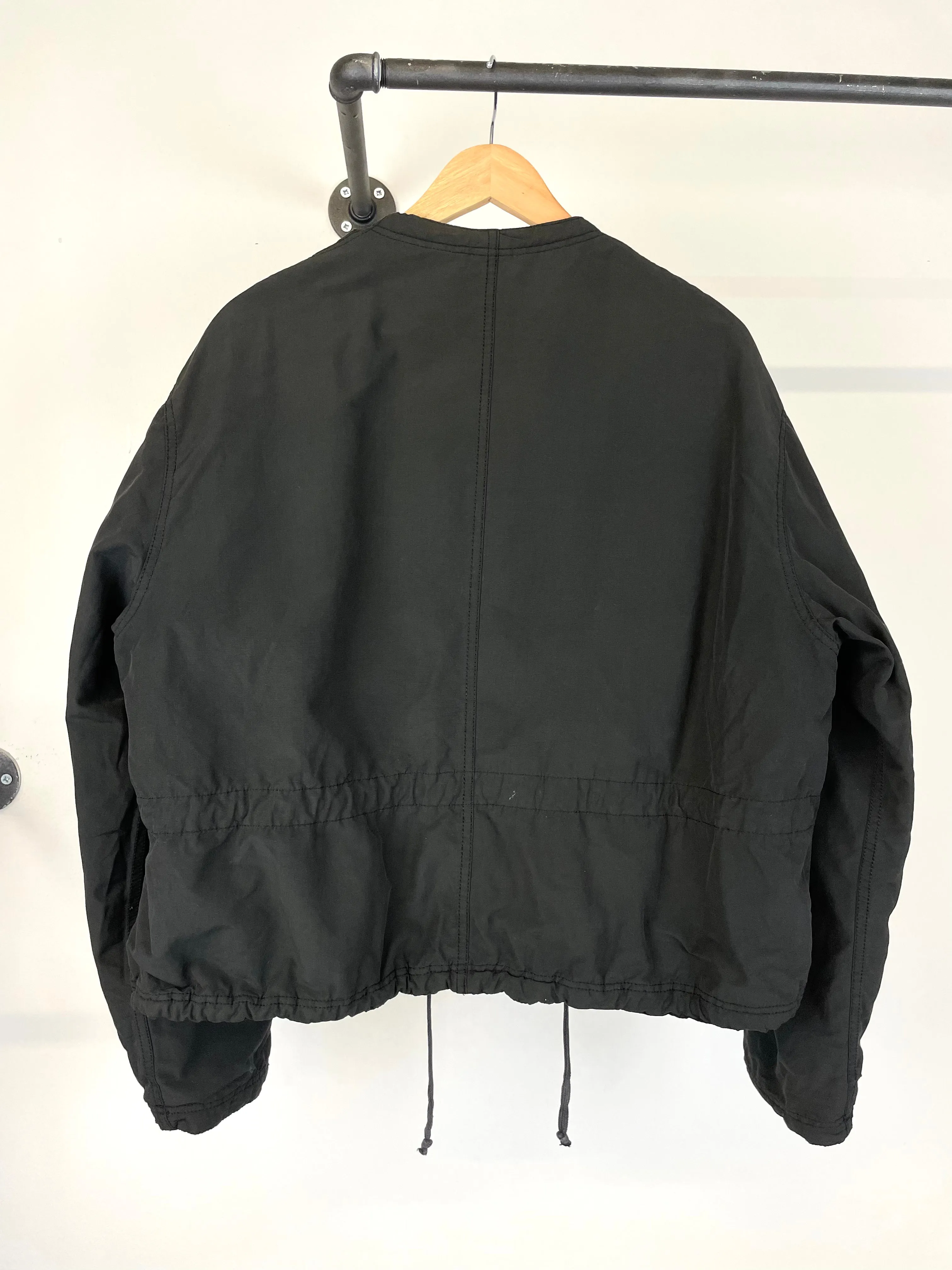 1993 Armani oversized cropped bomber jacket