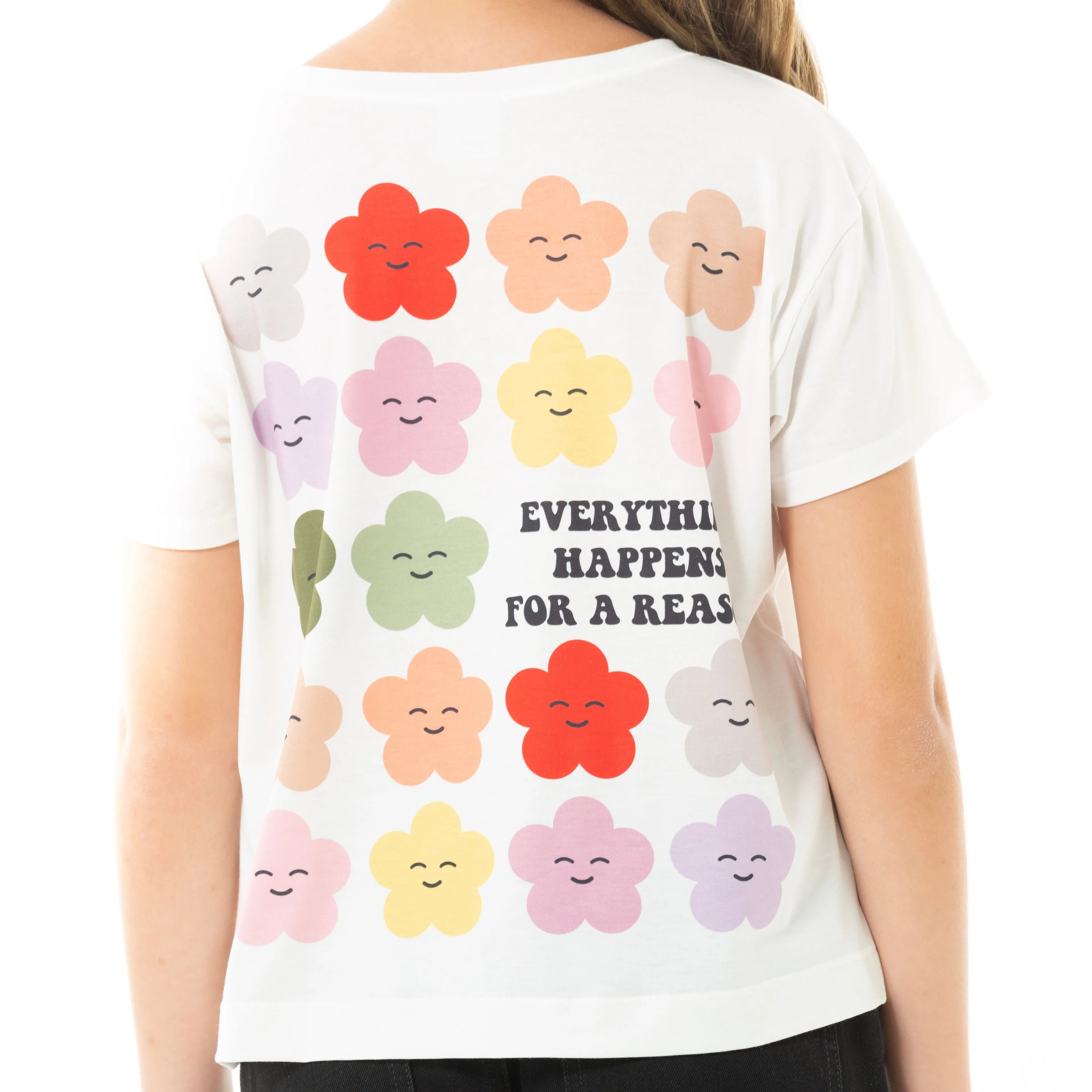 2 SIDES GRAPHIC T-SHIRT FOR GIRLS