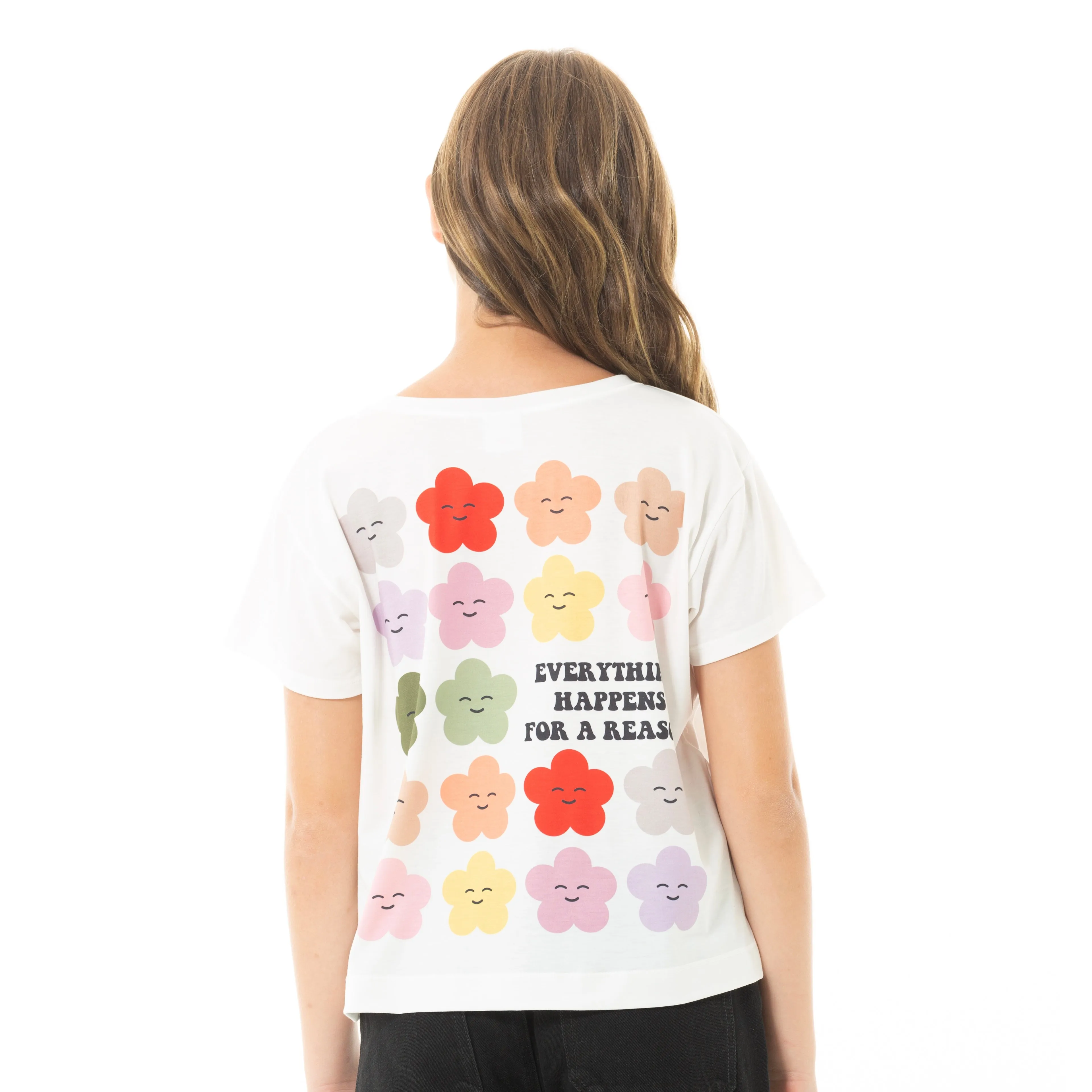 2 SIDES GRAPHIC T-SHIRT FOR GIRLS