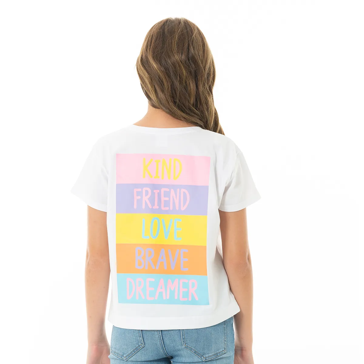2 SIDES GRAPHIC T-SHIRT FOR GIRLS