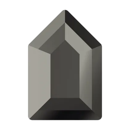 2774 Swarovski Flatback No Hotfix, Elongated Pentagon