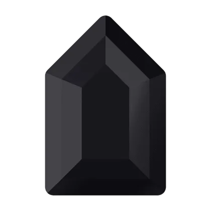 2774 Swarovski Flatback No Hotfix, Elongated Pentagon