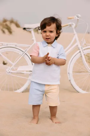 33326 Patachou Block Colour Poloshirt