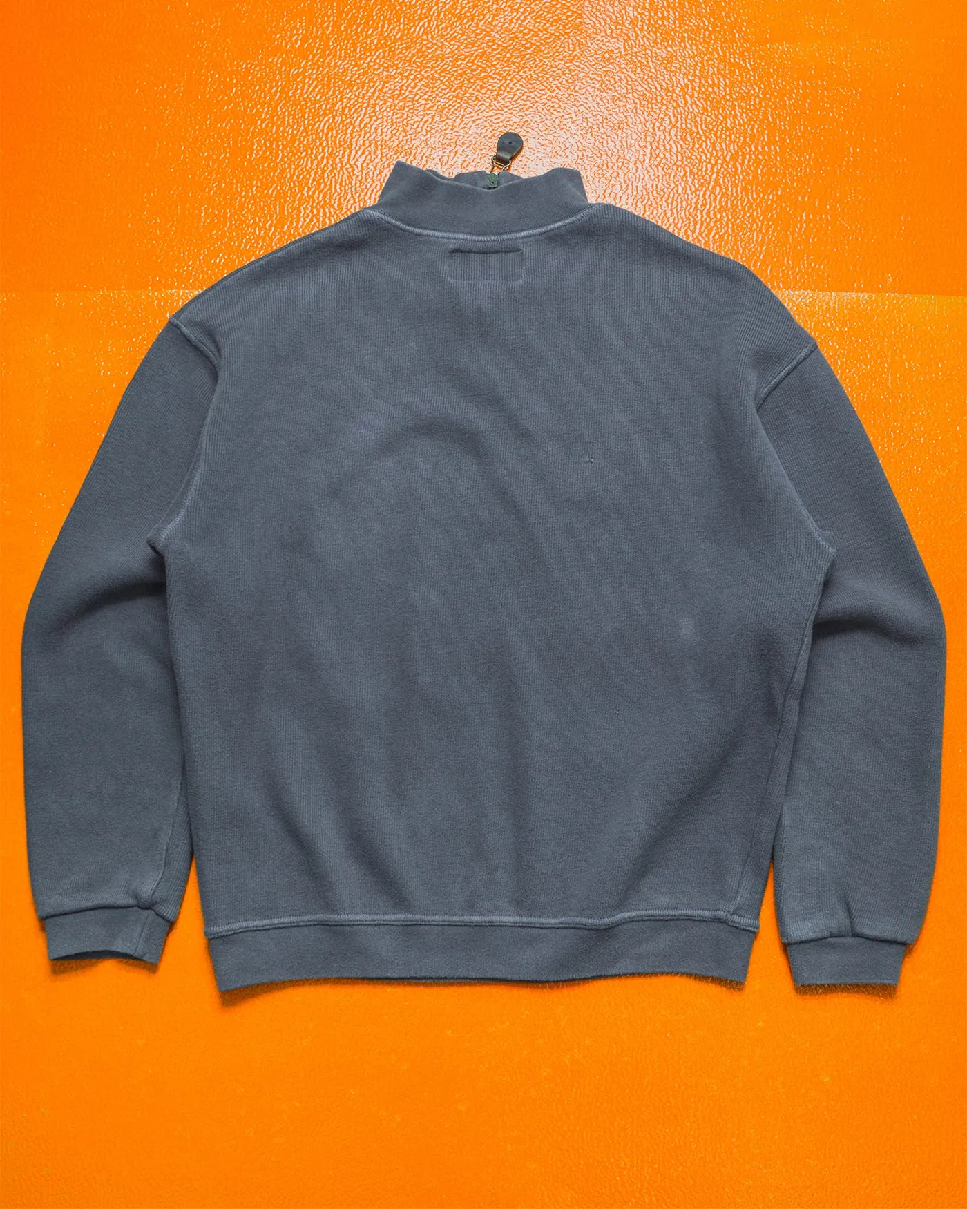 90s Grey Knit Quarterzip (~S~)