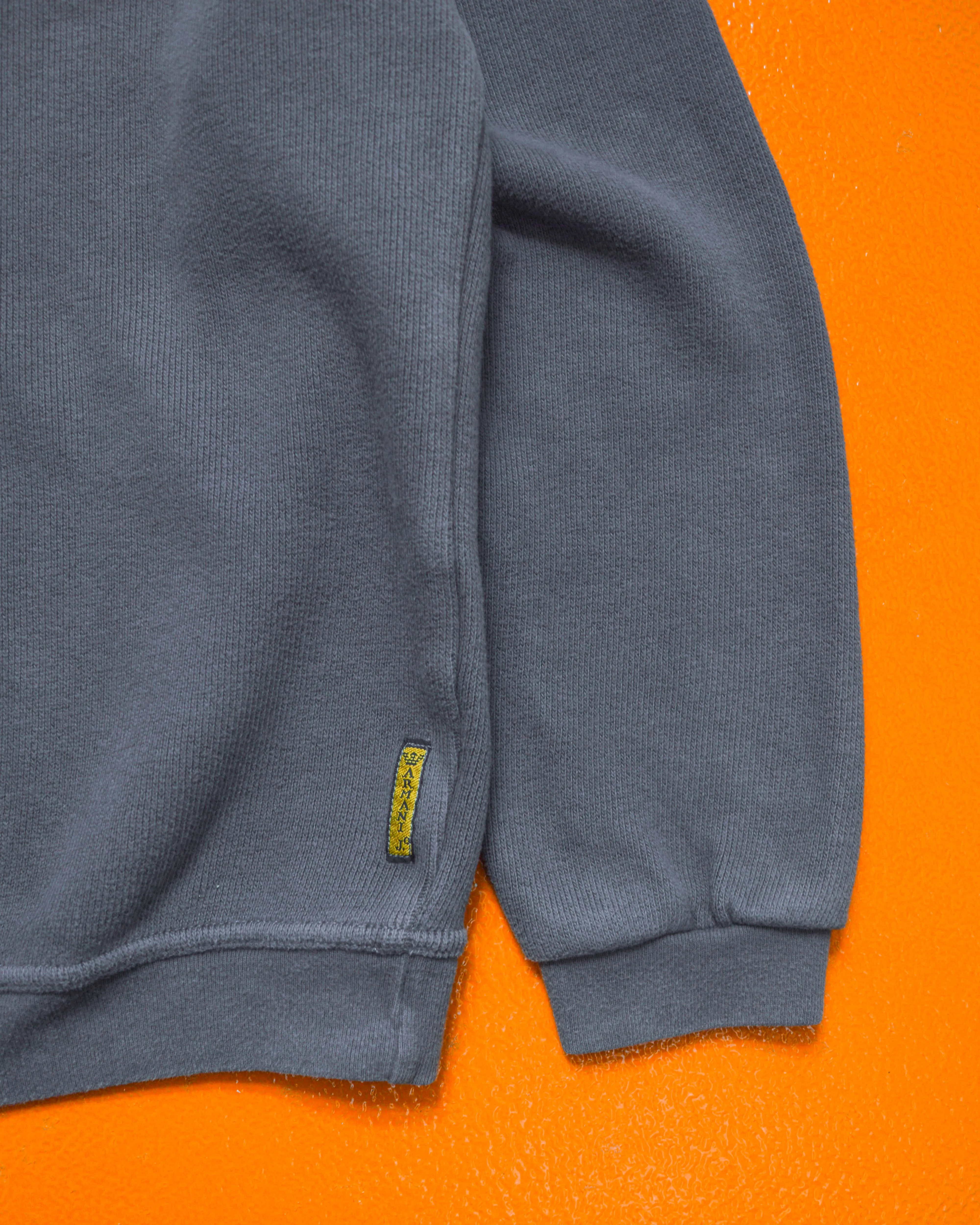 90s Grey Knit Quarterzip (~S~)