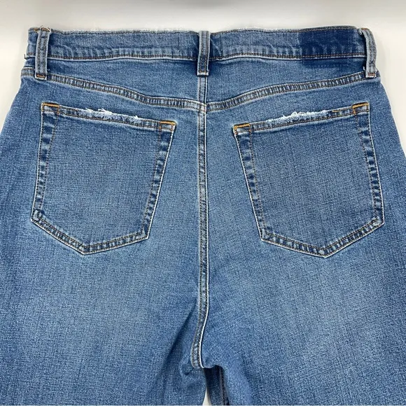 Abercrombie &amp; Fitch EUC Curve Love Ultra High Rise The Ankle Straight 33 / 16 R