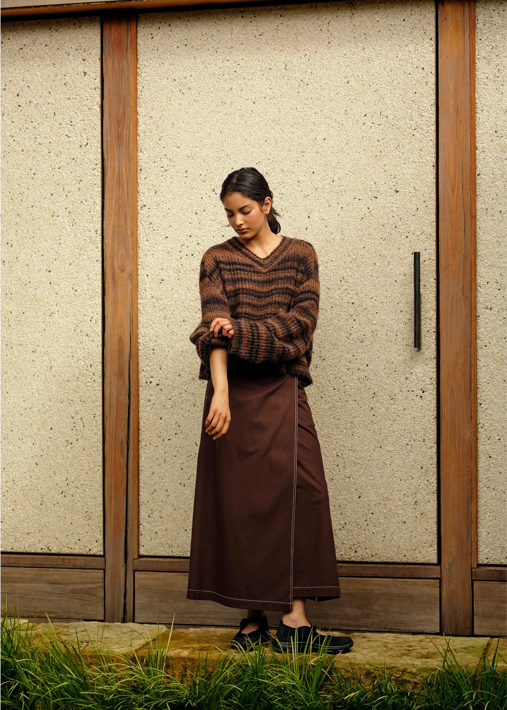 Adore Cropped V-Neck Jumper