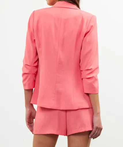 Alexis Blazer Coral Sunset