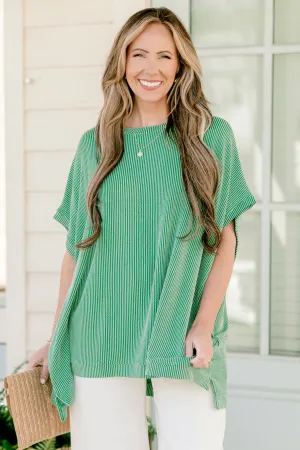 All About Knits Top, Green