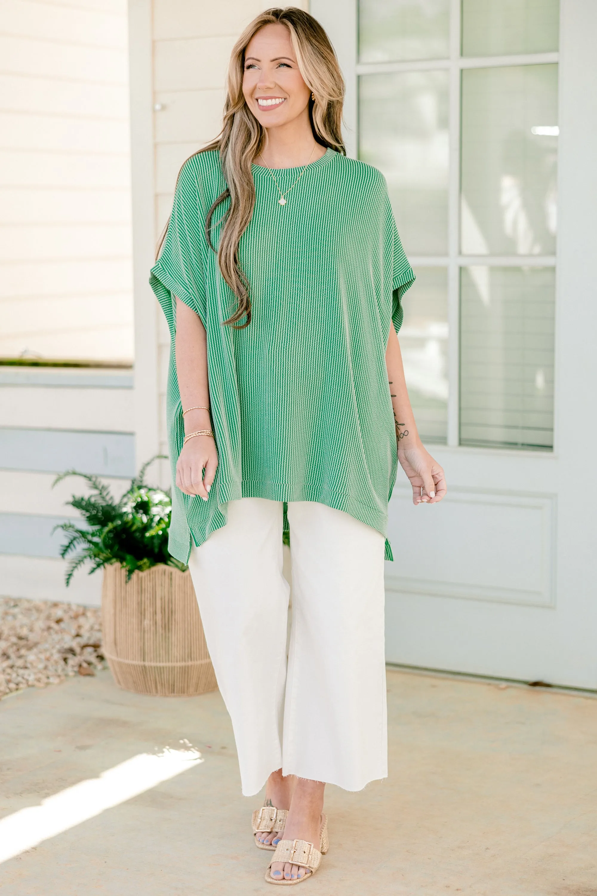All About Knits Top, Green