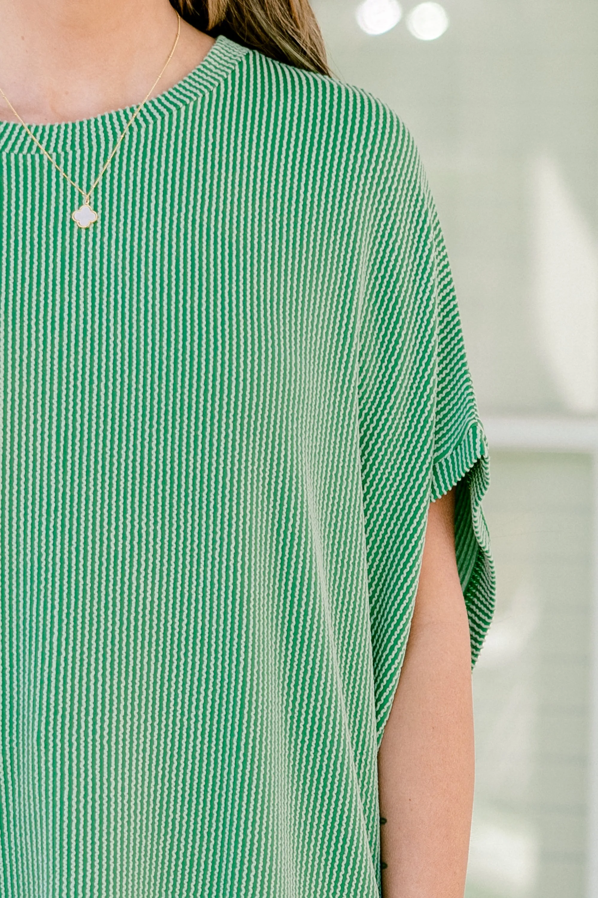 All About Knits Top, Green