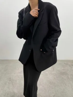 Aman Blazer in Black