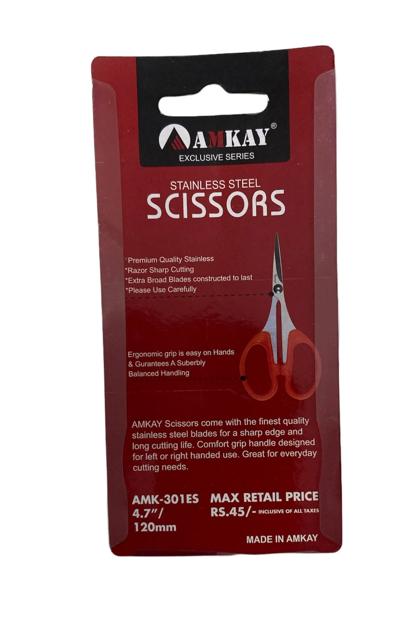 Amkay Scissor 301, 4.7 Inch