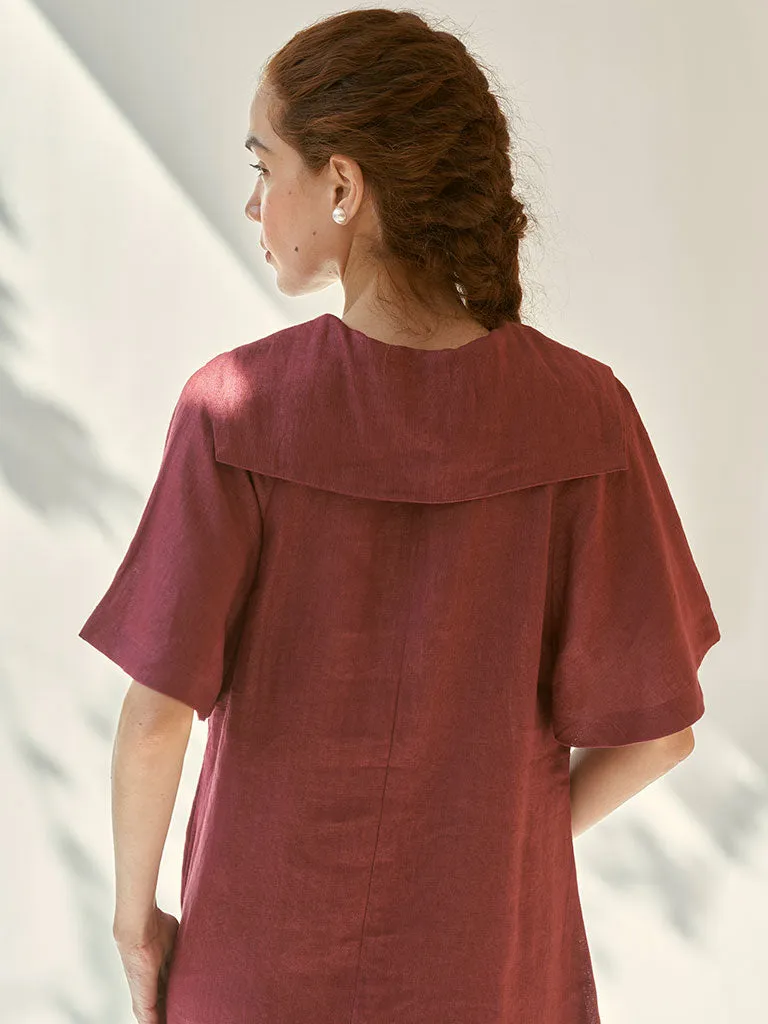 Anytime Burgundy Dress