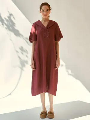 Anytime Burgundy Dress