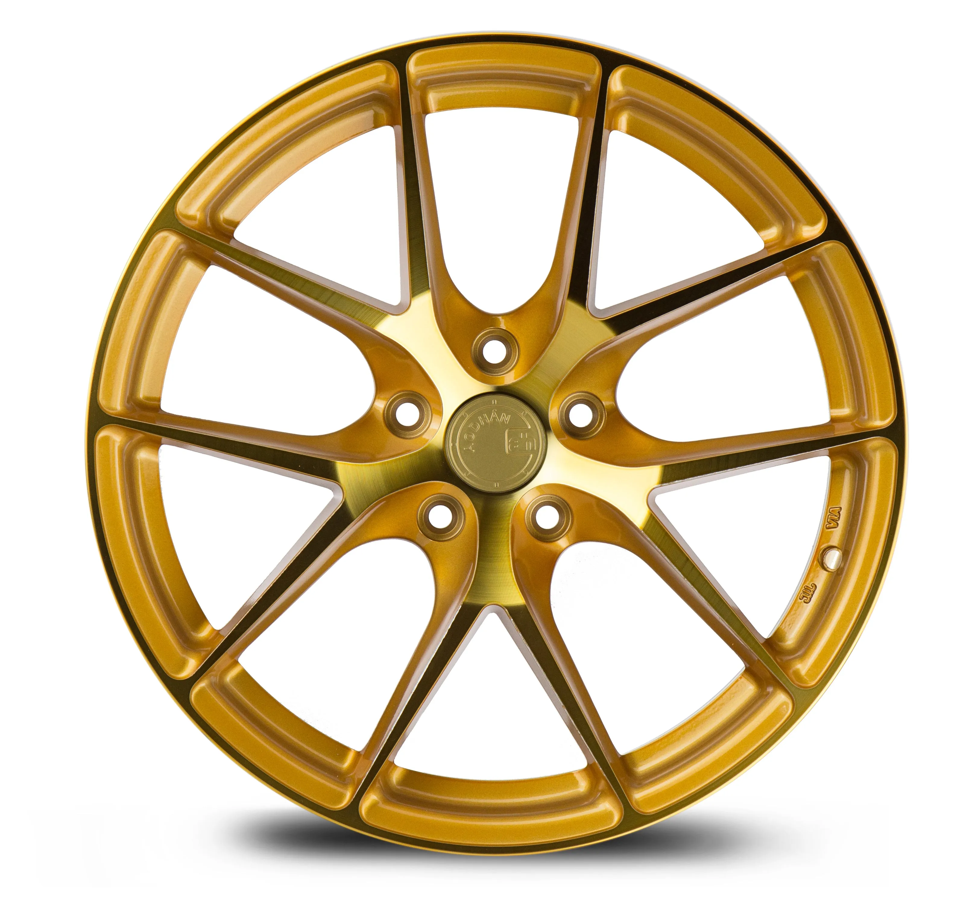 Aodhan LS007 20x9 5X120  30 Gold Machined Face