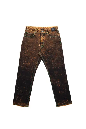 AP MEN'S C-JEAN WITH CONTRAST STITCHING AND IO WASH