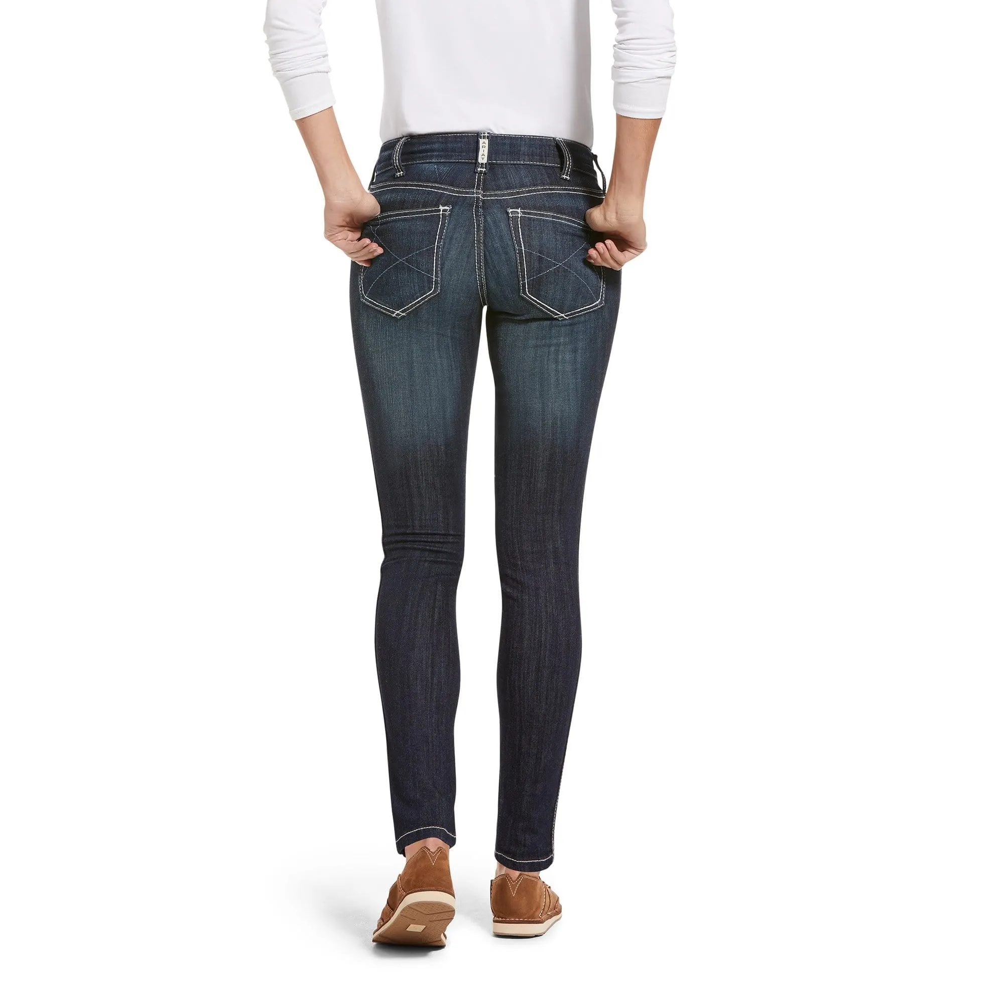 Ariat Womens Mid Rise Skinny Ella Jeans