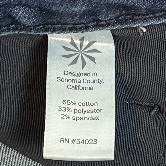 Athleta Sculptek Skinny dark wash jeans, size 2