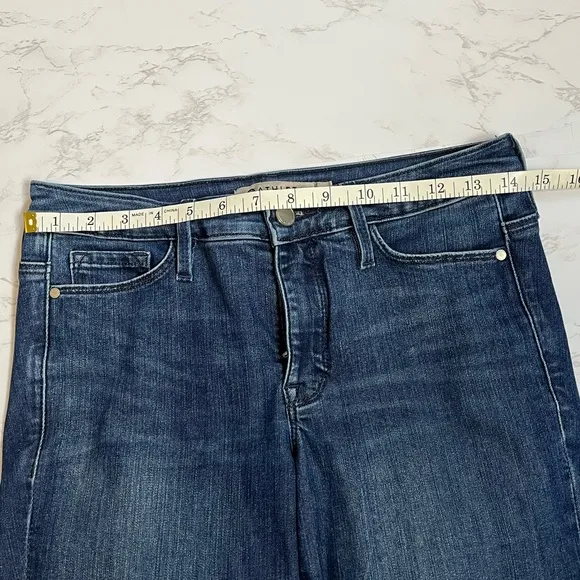 Athleta Sculptek Skinny dark wash jeans, size 2
