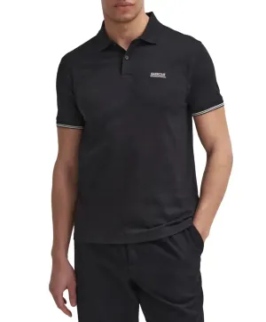 Barbour International Philip Tipped Polo Shirt Black