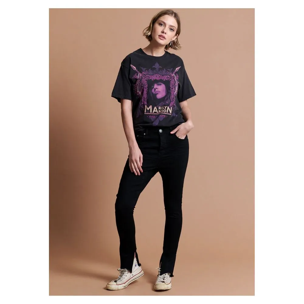Black Cotton Women Jeans