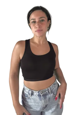 Black Jade Essential Crop Top
