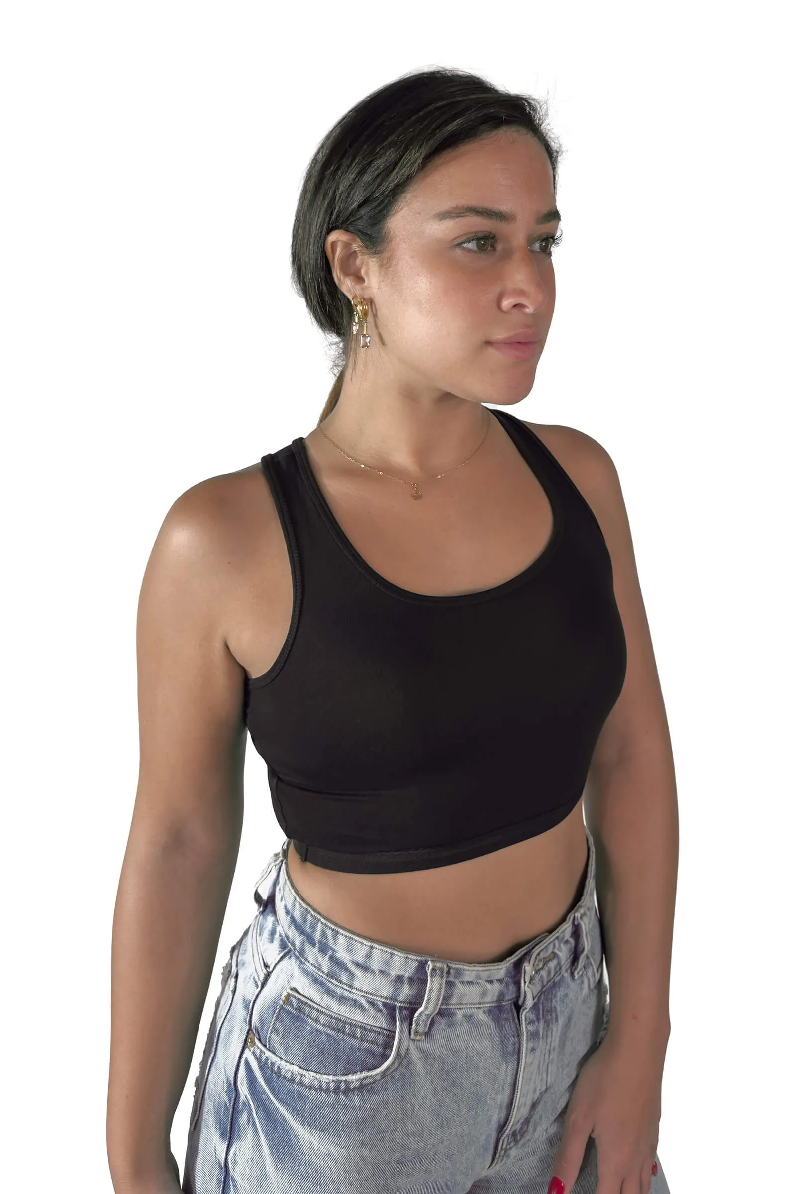 Black Jade Essential Crop Top