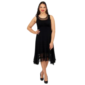 Blue Sky Danube Dress Black