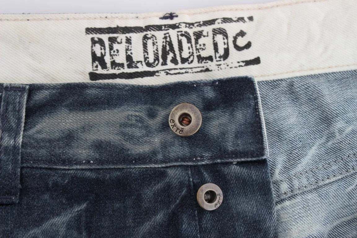 Blue Wash Cotton Regular Fit Jeans