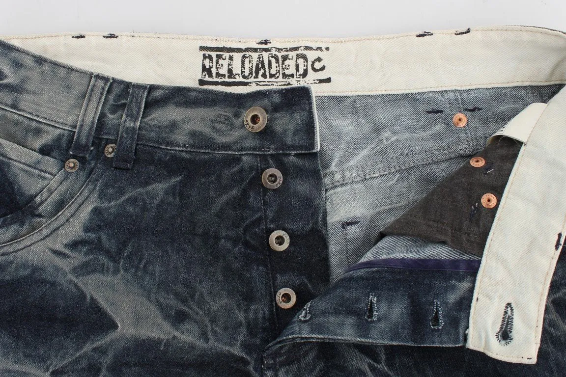 Blue Wash Cotton Regular Fit Jeans