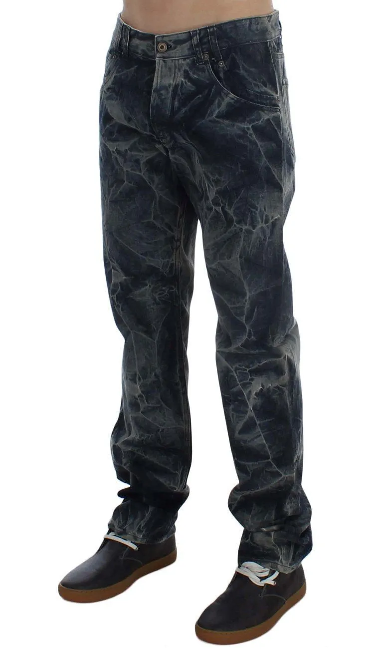 Blue Wash Cotton Regular Fit Jeans