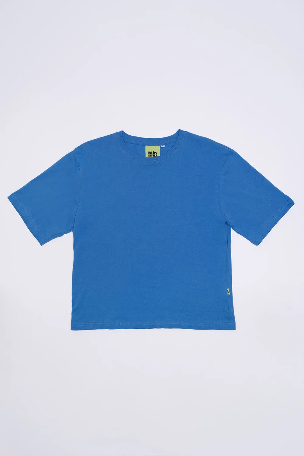 Boxy Fit Cotton TShirt - Navy