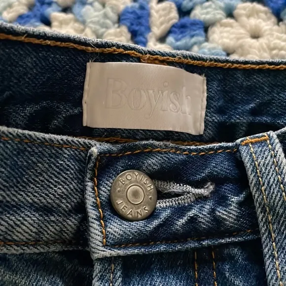 Boyish Denim the Monty city girl size 26 jean shorts EUC