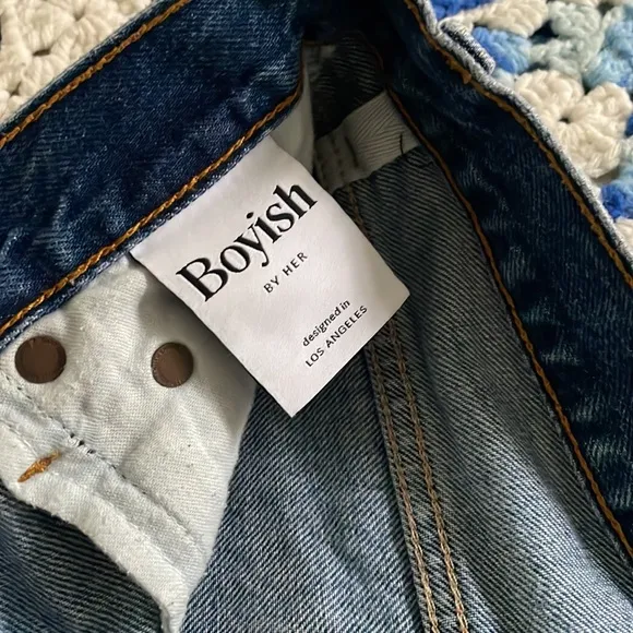 Boyish Denim the Monty city girl size 26 jean shorts EUC