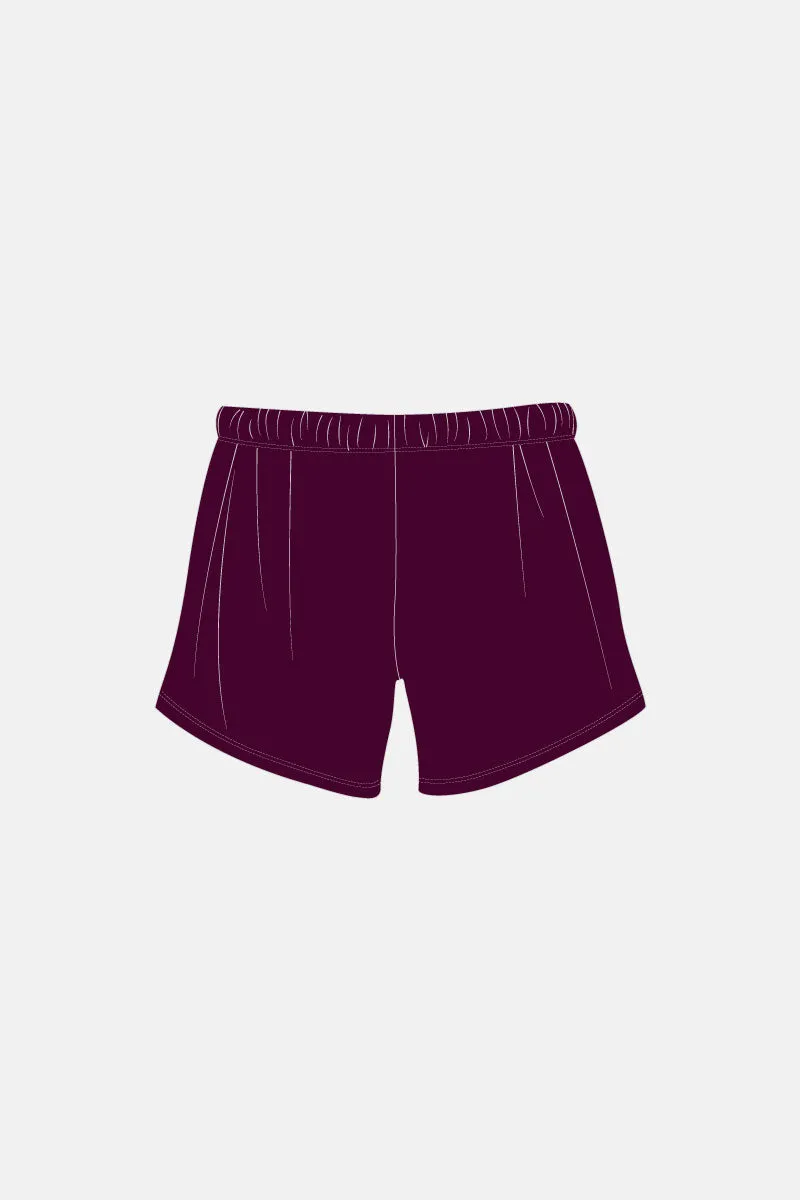 Boys Maroon Shorts