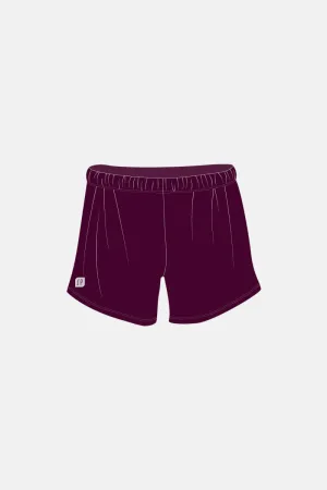 Boys Maroon Shorts