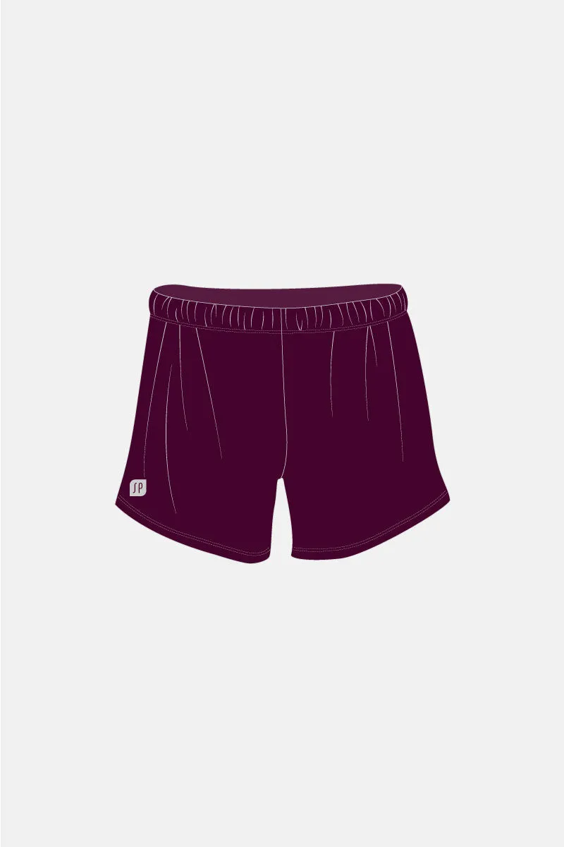 Boys Maroon Shorts