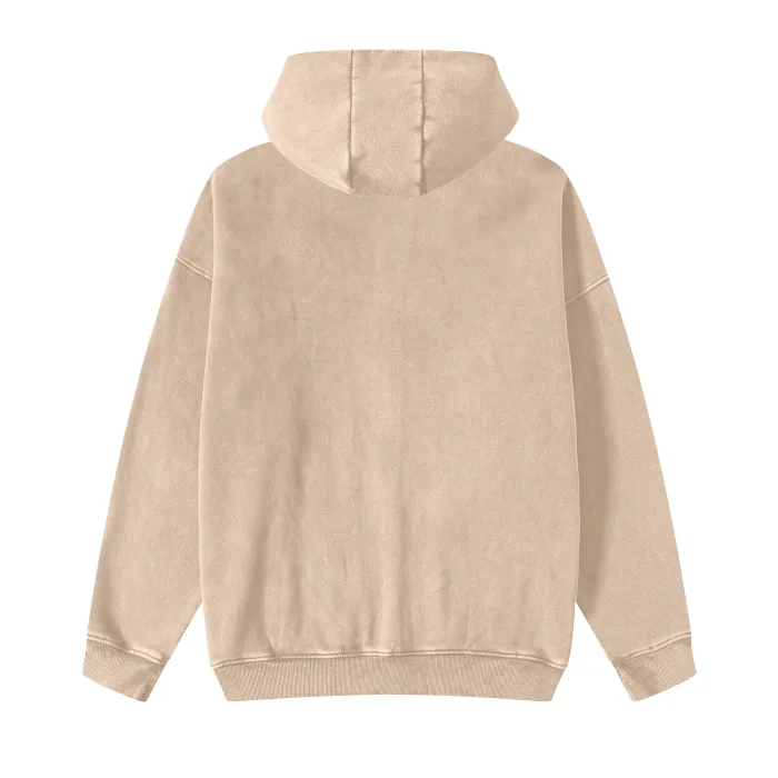 Brushed Fleece Zip Hoodie
