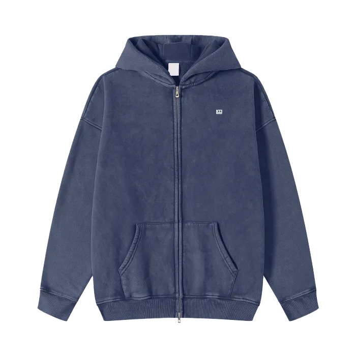 Brushed Fleece Zip Hoodie