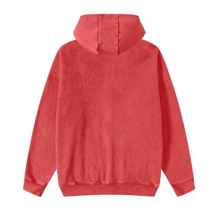 Brushed Fleece Zip Hoodie