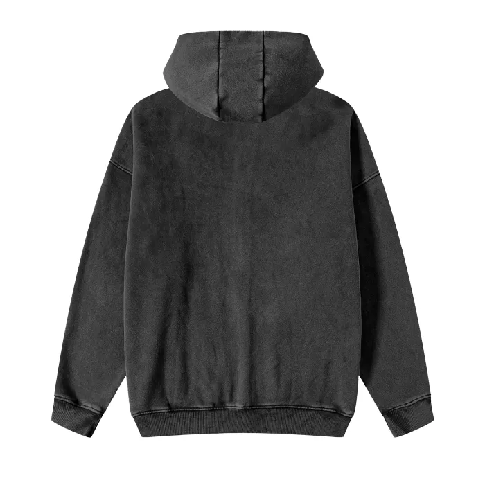 Brushed Fleece Zip Hoodie