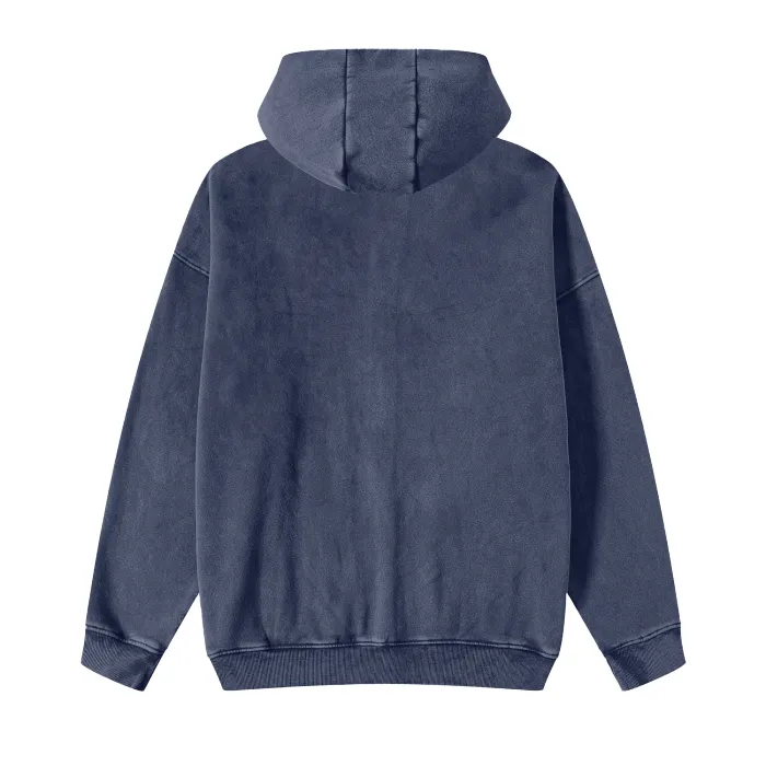 Brushed Fleece Zip Hoodie
