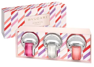 BVLGARI OMNIA (CORAL   CRYSTALLINE   PINK SAPPHIRE) FOR WOMEN MINI SET EDT 3x5 ml