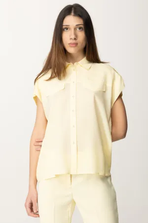 Camicia Over In Misto Seta