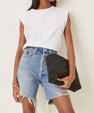 Camilla Frayed Hem Short Summer Shower