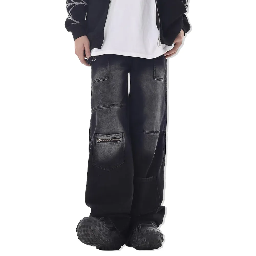 CE | American Retro Multi-Pocket Straight Leg Jeans