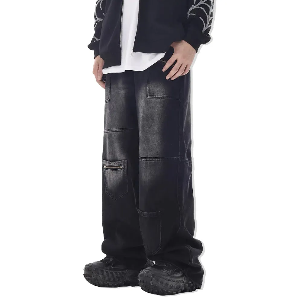 CE | American Retro Multi-Pocket Straight Leg Jeans